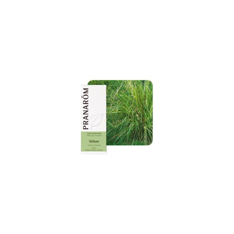 Aceite esencial Vetiver Pranarom 10 ml.