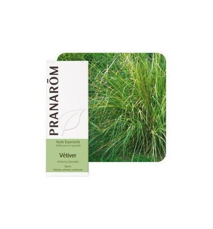 Aceite esencial Vetiver Pranarom 10 ml.