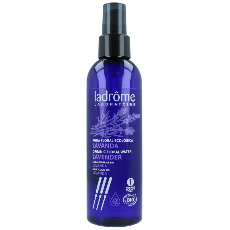 Agua floral (hidrolato) de Lavanda Ladrome 200 ml.