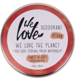 Desodorante lata Sweet & Soft We Love The Planet 48 g.