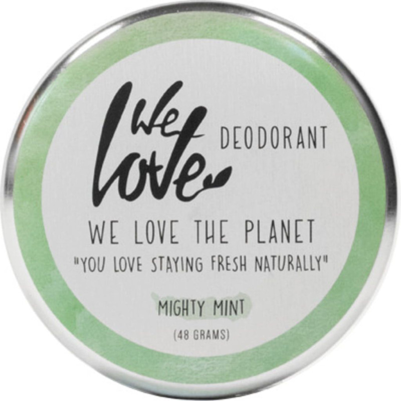 Desodorante lata Mighty Mint We Love The Planet 48 g.