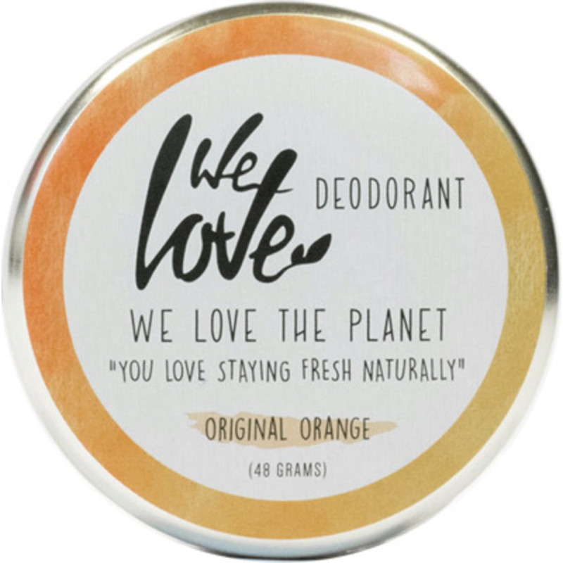 Desodorante lata Original Orange We Love The Planet 48 g.