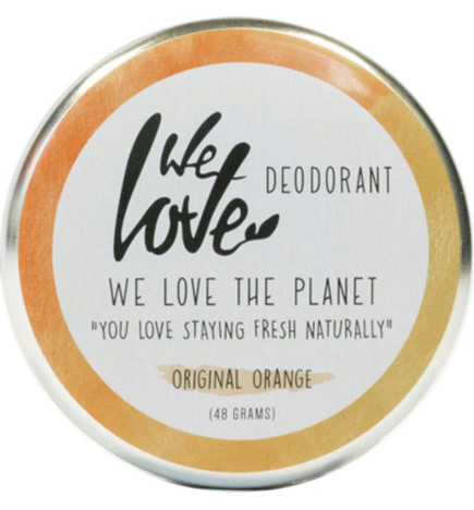 Desodorante lata Original Orange We Love The Planet 48 g.