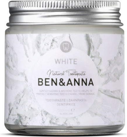 Pasta dental White Ben & Anna 100 ml.