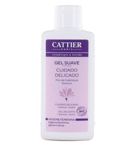 Gel suave cuidado delicado Caléndula Cattier 200 ml.