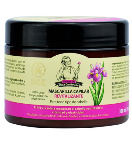 Mascarilla capilar Revitalizante Oma Gertrude 300 ml.