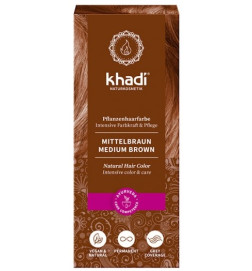 Castaño Medio Khadi 100 g.