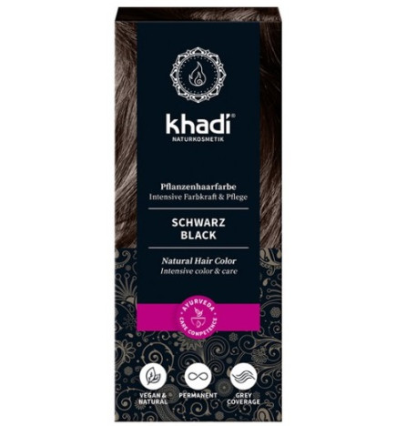 Tinte Negro Khadi 100 g.