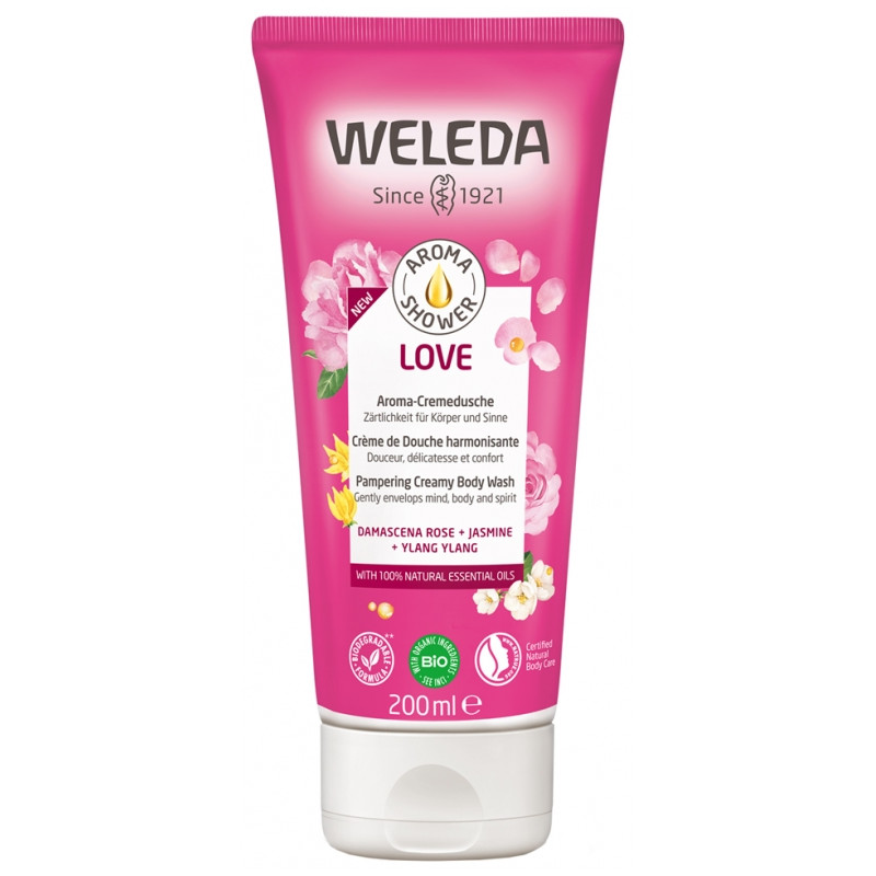 Gel ducha cremoso Love Weleda 200 ml.