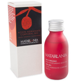 Aceite hidratante limón, naranja y mandarina Matarrania 100 ml.