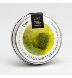 Desodorante sólido Caricia de Seda Amapola Biocosmetics 60 ml.