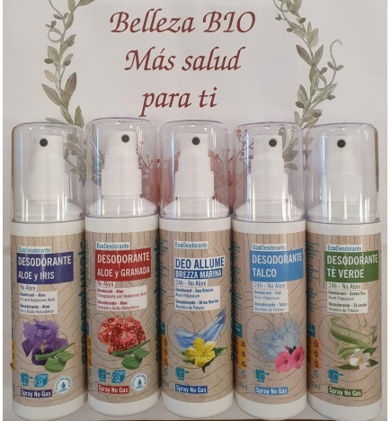 Desodorantes spray Greenatural 100 ml. (5 opciones)