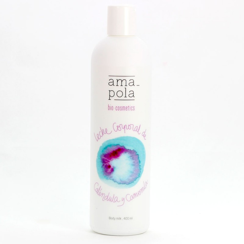 Leche Corporal Caléndula Camomila Amapola Biocosmetics 400 ml.