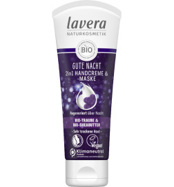 Crema-Mascarilla Manos 2 en 1 Buenas Noches Lavera 75 ml.