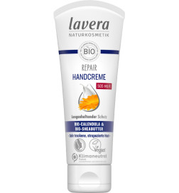 Crema reparadora manos Lavera 75 ml.