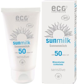 Leche Solar Sensitive FPS 50 Eco Cosmetics 75 ml.