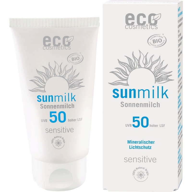 Leche Solar Sensitive FPS 50 Eco Cosmetics 75 ml.