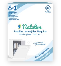 Pastillas para maquina lavavajillas Natulim 30 uds.