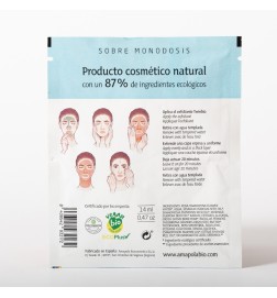 Mascarilla Monodosis Arcilla Blanca y Moringa Amapola Biocosmetics 14 ml.