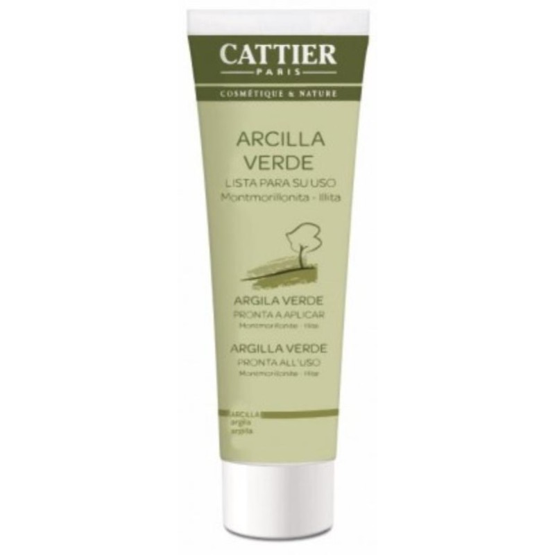 Mascarilla arcilla verde Cattier 100 ml.