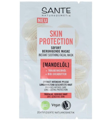 Mascarilla Calmante Skin Protection Sante (piel sensible)