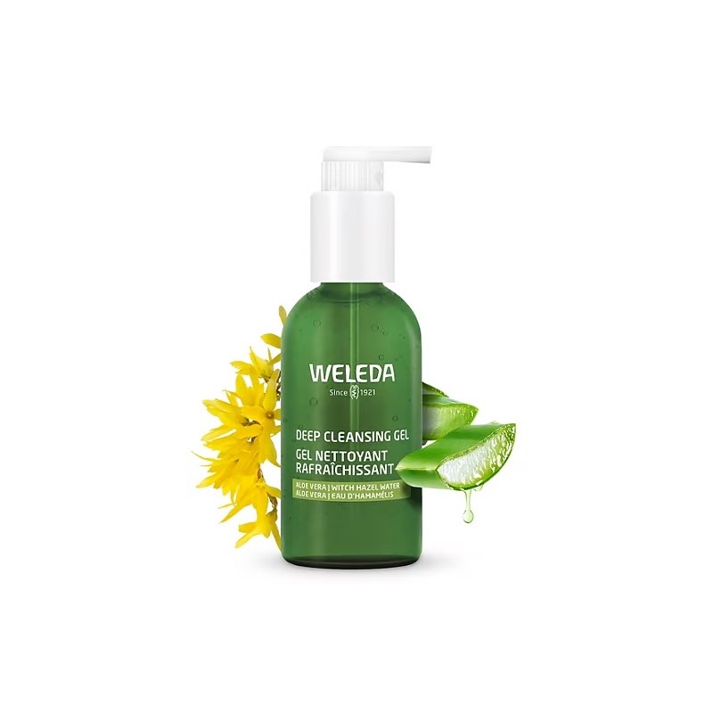 NUEVO Gel limpiador refrescante Weleda 150 ml.