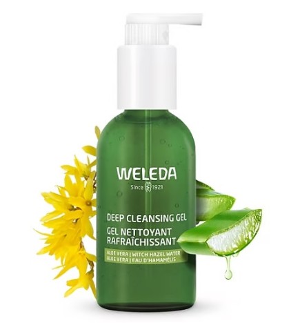 NUEVO Gel limpiador refrescante Weleda 150 ml.