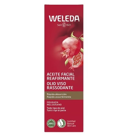 Aceite Facial Reafirmante de Granada Weleda 30 ml.