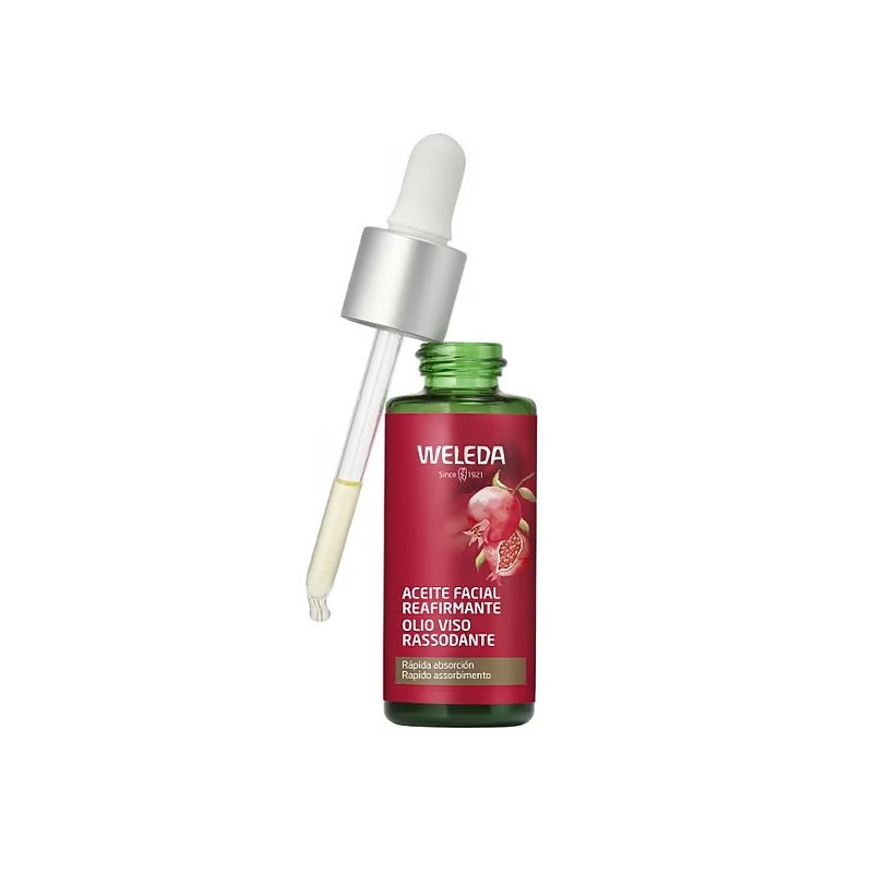 Aceite Facial Reafirmante de Granada Weleda 30 ml.