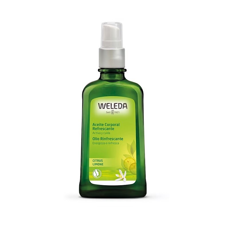 Aceite corporal refrescante Citrus Weleda 100 ml.