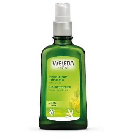 Aceite corporal refrescante Citrus Weleda 100 ml.