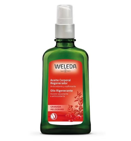 Aceite corporal regenerador con Granada Weleda 100 ml.