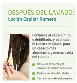 Loción capilar revitalizante con Romero Weleda 100 ml.