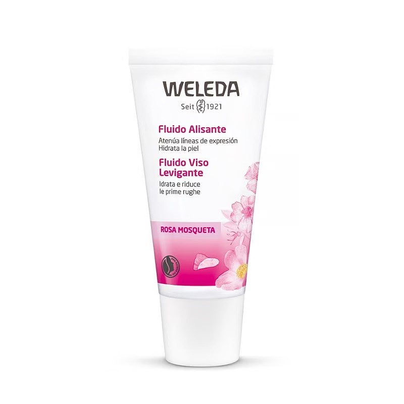 Fluido alisante Rosa Mosqueta Weleda 30 ml.