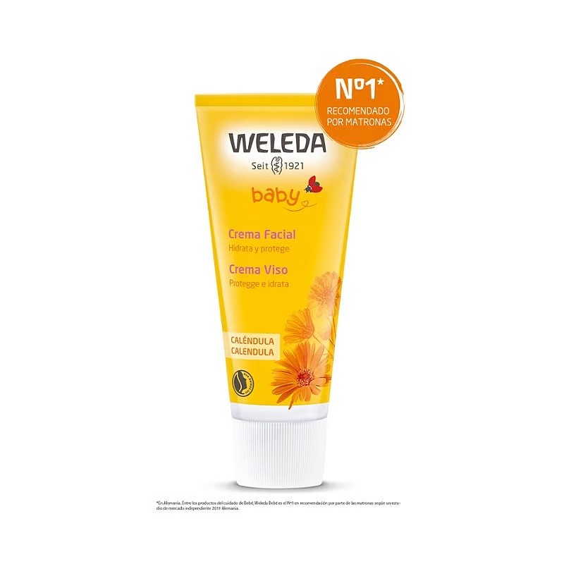 Crema facial de Caléndula bebé Weleda 50 ml.