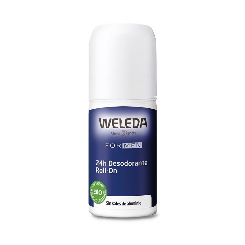 Desodorante roll-on Hombre 24h. Weleda 50 ml.