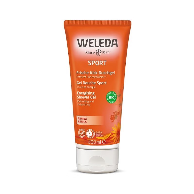 Gel ducha Sport Árnica Weleda 200 ml.