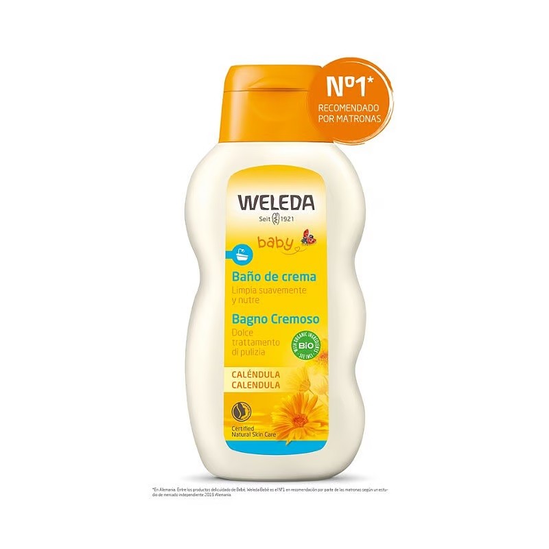 Baño de crema de Caléndula bebé Weleda 200 ml.