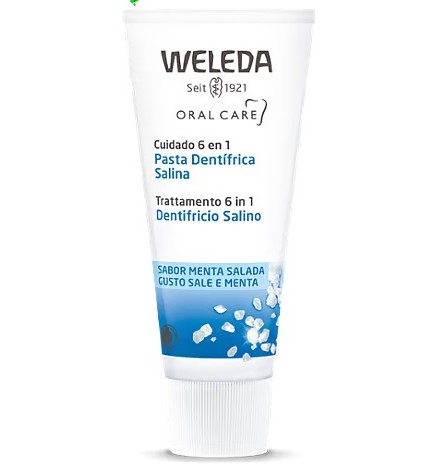 Pasta dentífrica salina Weleda 75 ml.