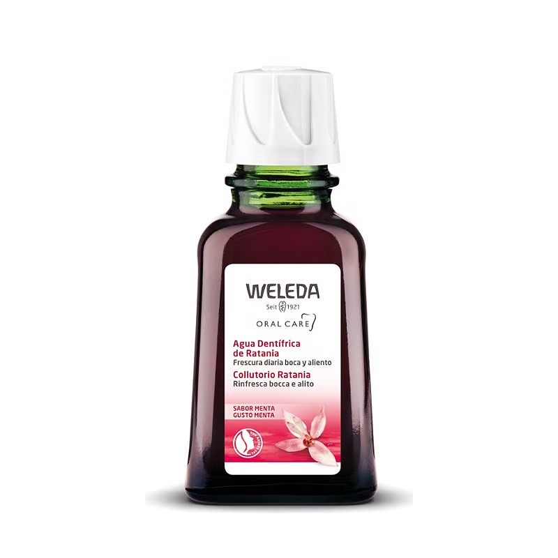 Agua dentífrica de Ratania Weleda 50 ml.