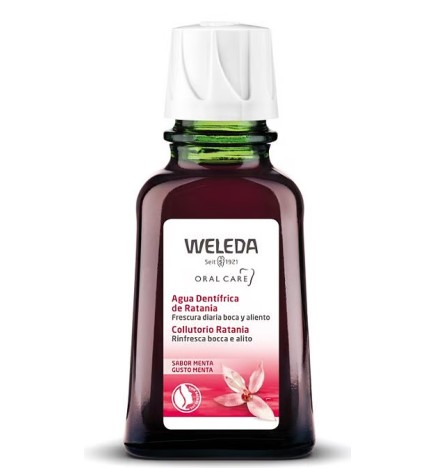 Agua dentífrica de Ratania Weleda 50 ml.