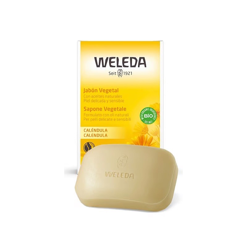 Jabón vegetal de Caléndula Weleda 100 grs.