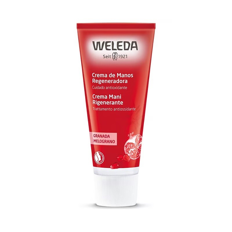 Crema de manos Regeneradora de Granada Weleda 50 ml.