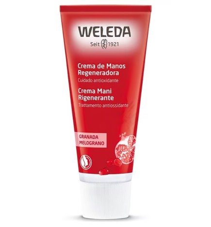 Crema de manos Regeneradora de Granada Weleda 50 ml.