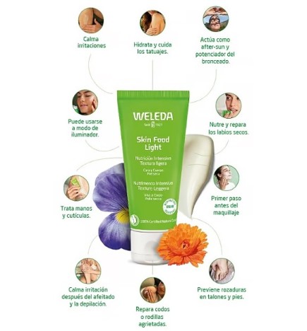 Crema Skin Food Light Weleda 30 ml.