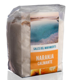 Sales del Mar Muerto con Naranja Amapola Biocosmetics 200 g.