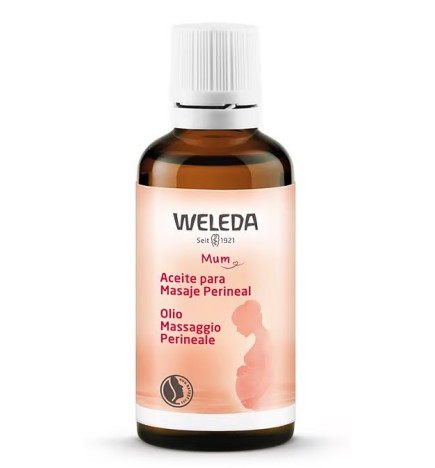 Aceite para masaje prenatal perineal Weleda 50 ml.