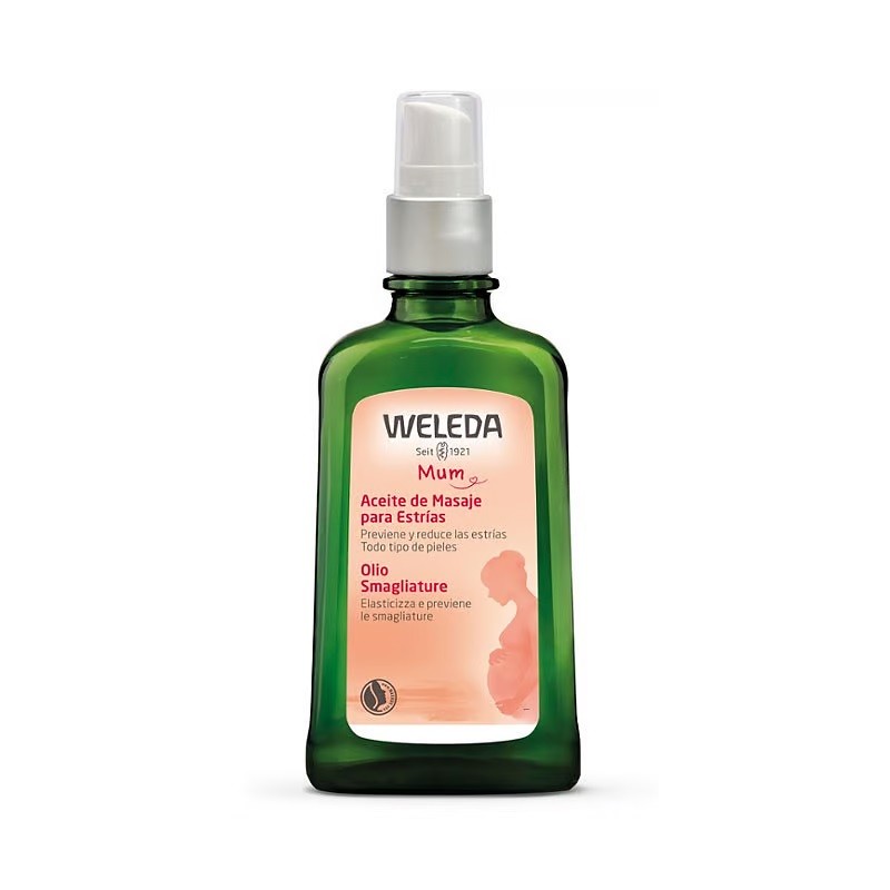 Aceite para masaje antiestrías Weleda 100 ml.