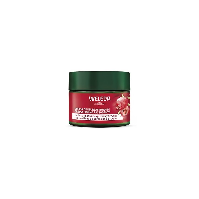 Crema de Día Reafirmante de Granada y Péptidos de Maca Weleda 40 ml.