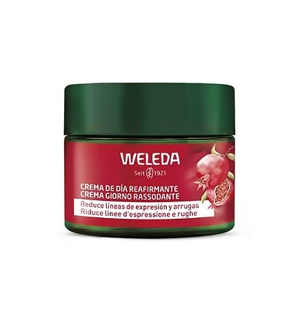 Crema de Día Reafirmante de Granada y Péptidos de Maca Weleda 40 ml.